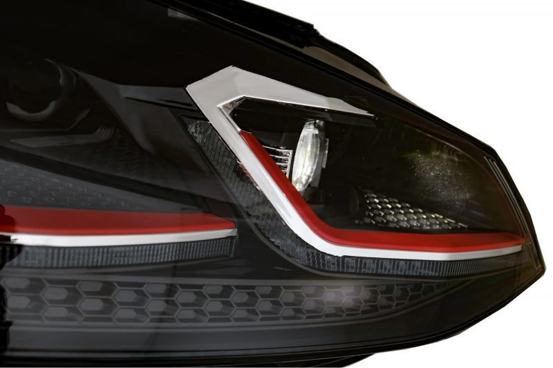 Paraurti anteriore adatto per VW Golf VII 7 (2013-2017) con fari a LED