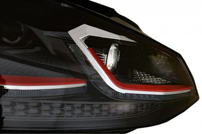 Paraurti anteriore adatto per VW Golf VII 7 (2013-2017) con fari a LED