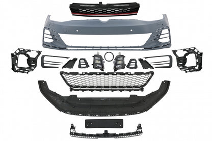 Paraurti anteriore adatto per VW Golf VII 7 (2013-2017) con fari a LED