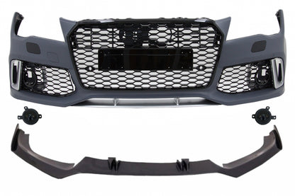Paraurti anteriore con spoiler adatto per Audi A7 4G Pre-Facelift (2010-2014)
