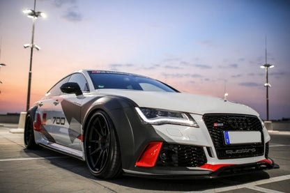 Paraurti anteriore con spoiler adatto per Audi A7 4G Pre-Facelift (2010-2014)