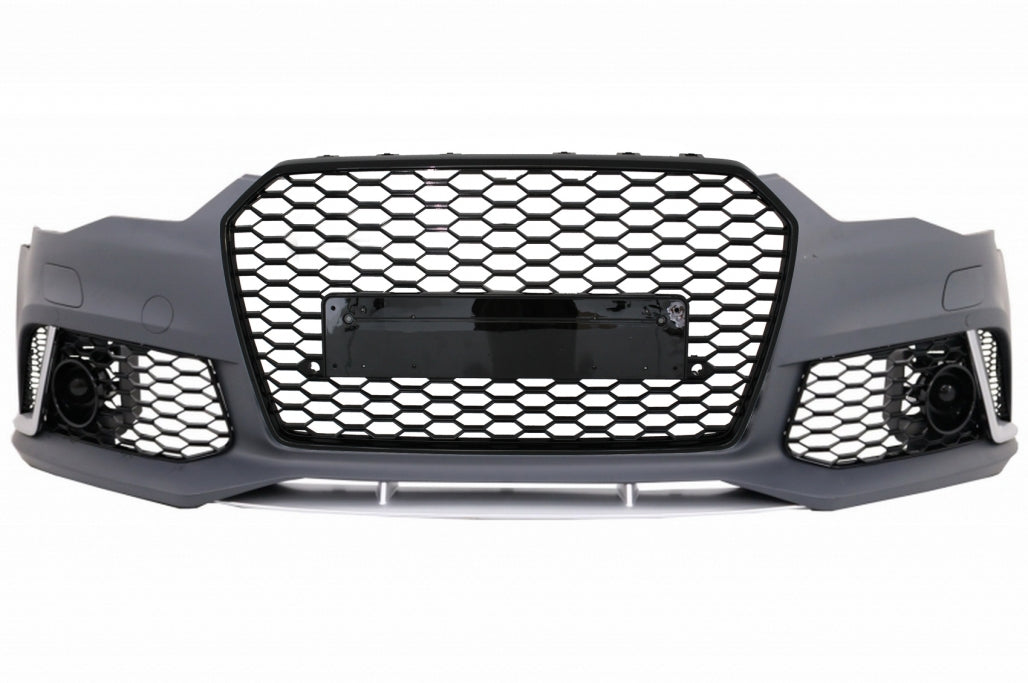 Front bumper with spoiler lip suitable for Audi A6 C7 4G (2011-2015)