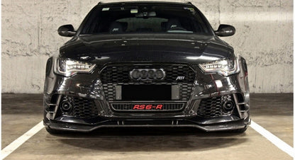 Front bumper with spoiler lip suitable for Audi A6 C7 4G (2011-2015)