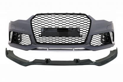 Front bumper with spoiler lip suitable for Audi A6 C7 4G (2011-2015)