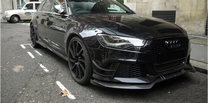 Front bumper with spoiler lip suitable for Audi A6 C7 4G (2011-2015)
