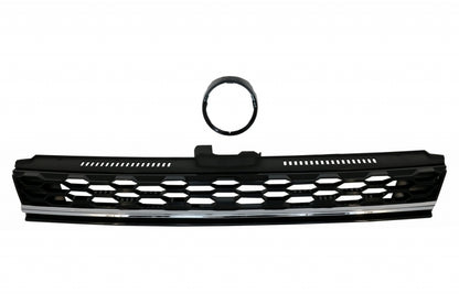 Paraurti anteriore con griglia centrale senza badge cromata adatto per VW Golf 7
