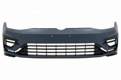 Paraurti anteriore con griglia centrale senza badge cromata adatto per VW Golf 7