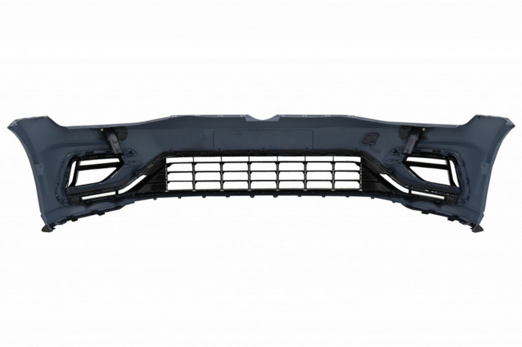 Paraurti anteriore con griglia centrale senza badge cromata adatto per VW Golf 7