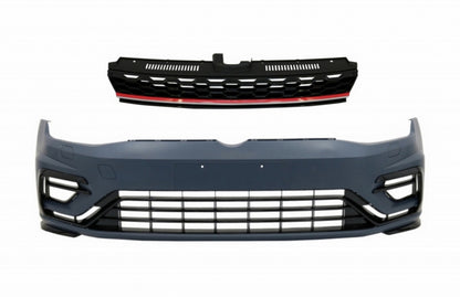 Front bumper with center grille suitable for VW Golf 7.5 (2017-2020)