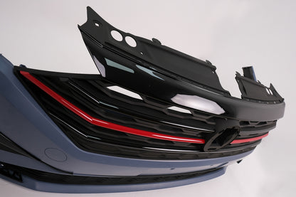 Paraurti anteriore con griglia centrale adatto per VW Jetta Mk7 (2019-2021)