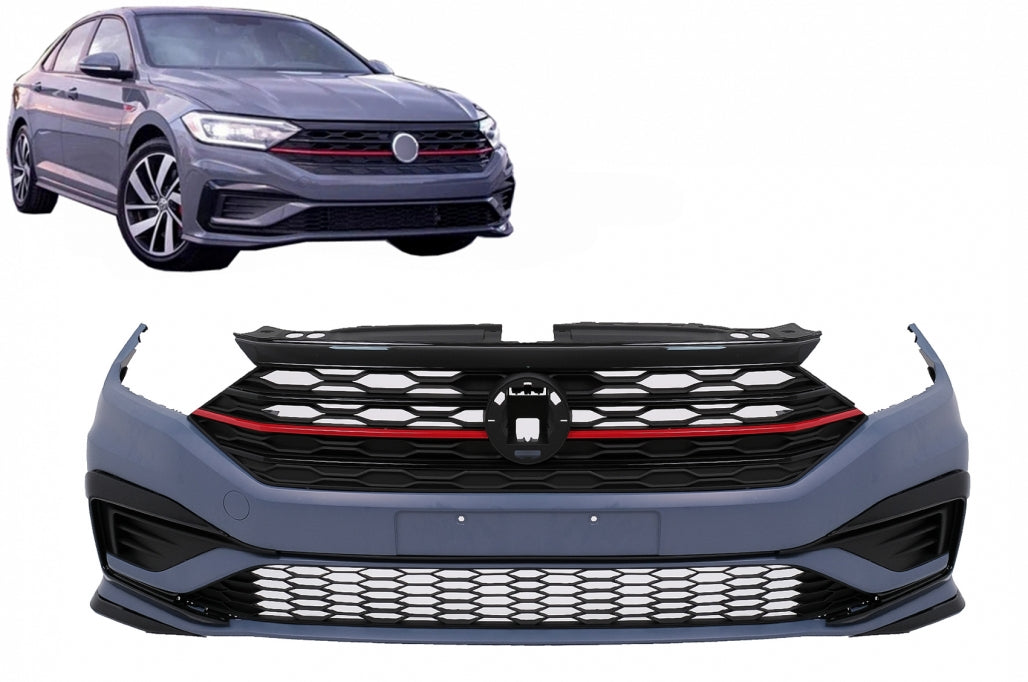 Paraurti anteriore con griglia centrale adatto per VW Jetta Mk7 (2019-2021)