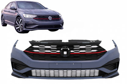 Paraurti anteriore con griglia centrale adatto per VW Jetta Mk7 (2019-2021)