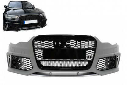 Paraurti anteriore con Griglia Centrale adatto per Audi A6 C7 4G 2011-2015 RS6