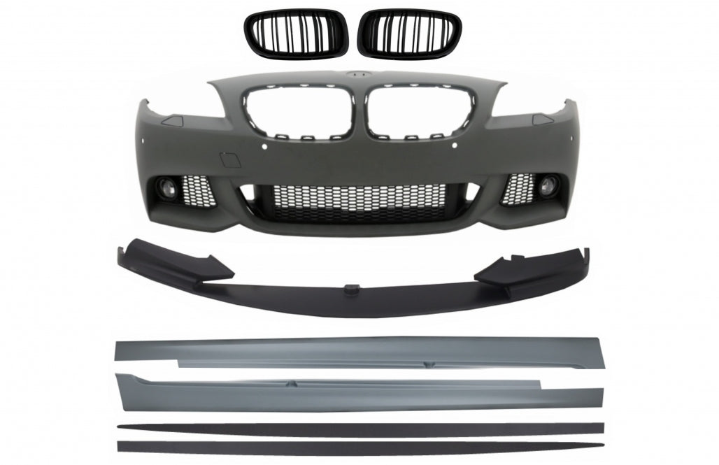 Paraurti anteriore con griglie centrali adatto per BMW Serie 5 F10 F11 Non LCI