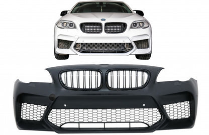 Paraurti anteriore con griglie centrali adatto per BMW Serie 5 F10 F11 2011-2017