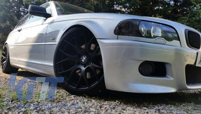 Paraurti anteriore con griglie centrali adatto per BMW E46 (1998-2004)