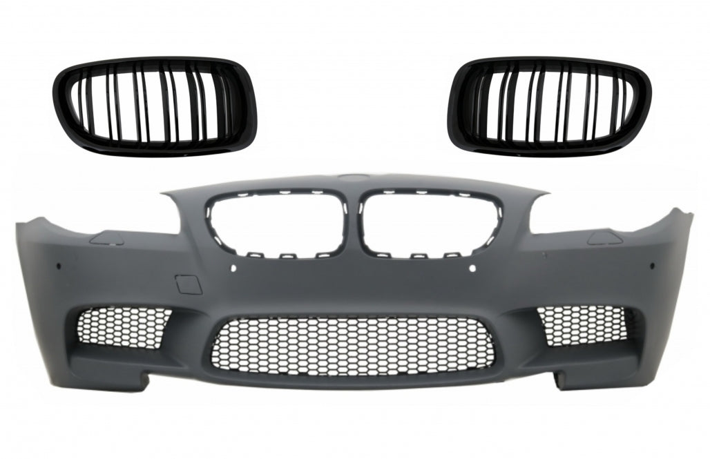 Paraurti anteriore con griglie centrali adatto per BMW Serie 5 F10 F11 2011-2017