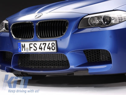 Paraurti anteriore con griglie centrali adatto per BMW Serie 5 F10 F11 2011-2017