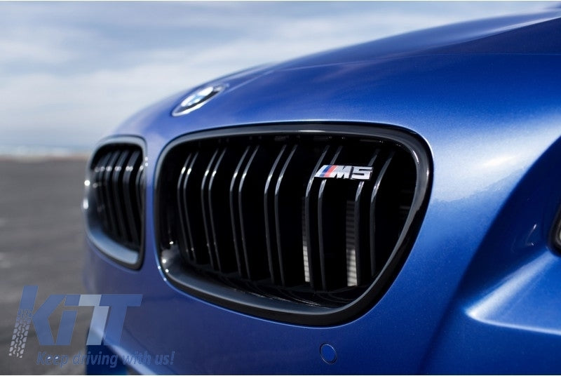 Paraurti anteriore con griglie centrali adatto per BMW Serie 5 F10 F11 2011-2017