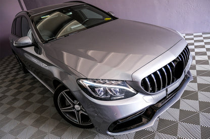 Paraurti anteriore con griglia per Mercedes Classe C W205 S205 A205 (2014-2018)
