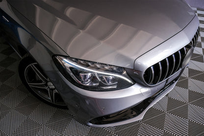 Paraurti anteriore con griglia per Mercedes Classe C W205 S205 A205 (2014-2018)