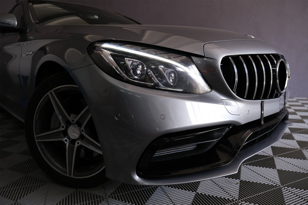 Paraurti anteriore con griglia per Mercedes Classe C W205 S205 A205 (2014-2018)