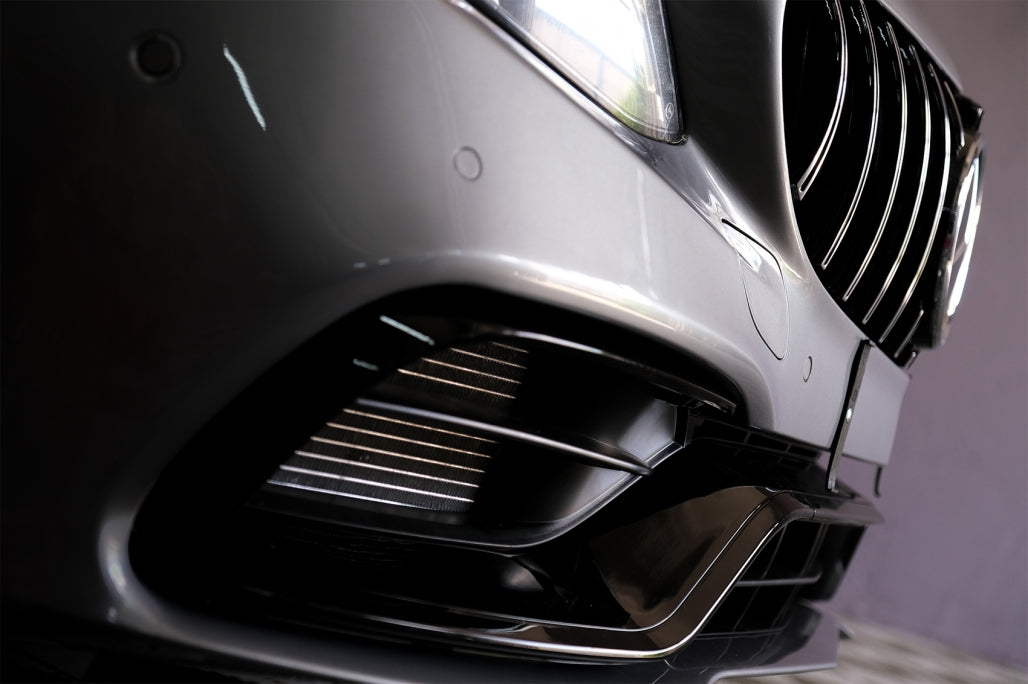 Paraurti anteriore con griglia per Mercedes Classe C W205 S205 A205 (2014-2018)