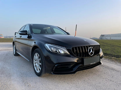 Front bumper with diffuser suitable for Mercedes C-Class W205 (2014-2020)