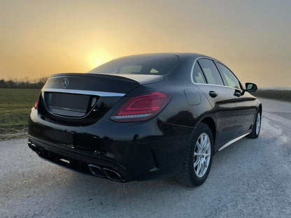 Front bumper with diffuser suitable for Mercedes C-Class W205 (2014-2020)