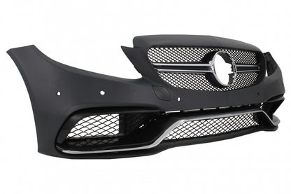 Paraurti anteriore con diffusore adatti per Mercedes Classe C W205 Berlina S205