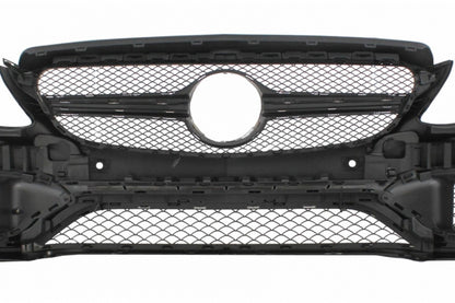 Paraurti anteriore con diffusore adatti per Mercedes Classe C W205 Berlina S205
