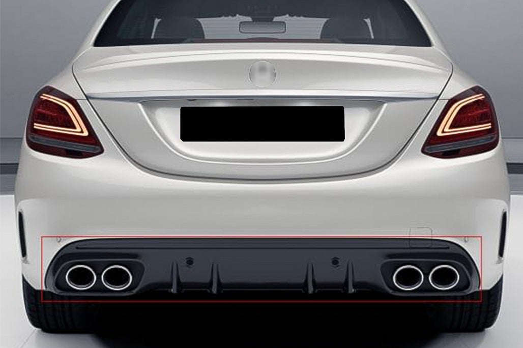 Paraurti anteriore con diffusore adatti per Mercedes Classe C W205 Berlina S205