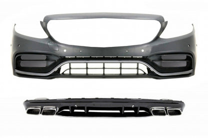Paraurti anteriore con diffusore adatte per Mercedes Classe C W205 (2014-2020)