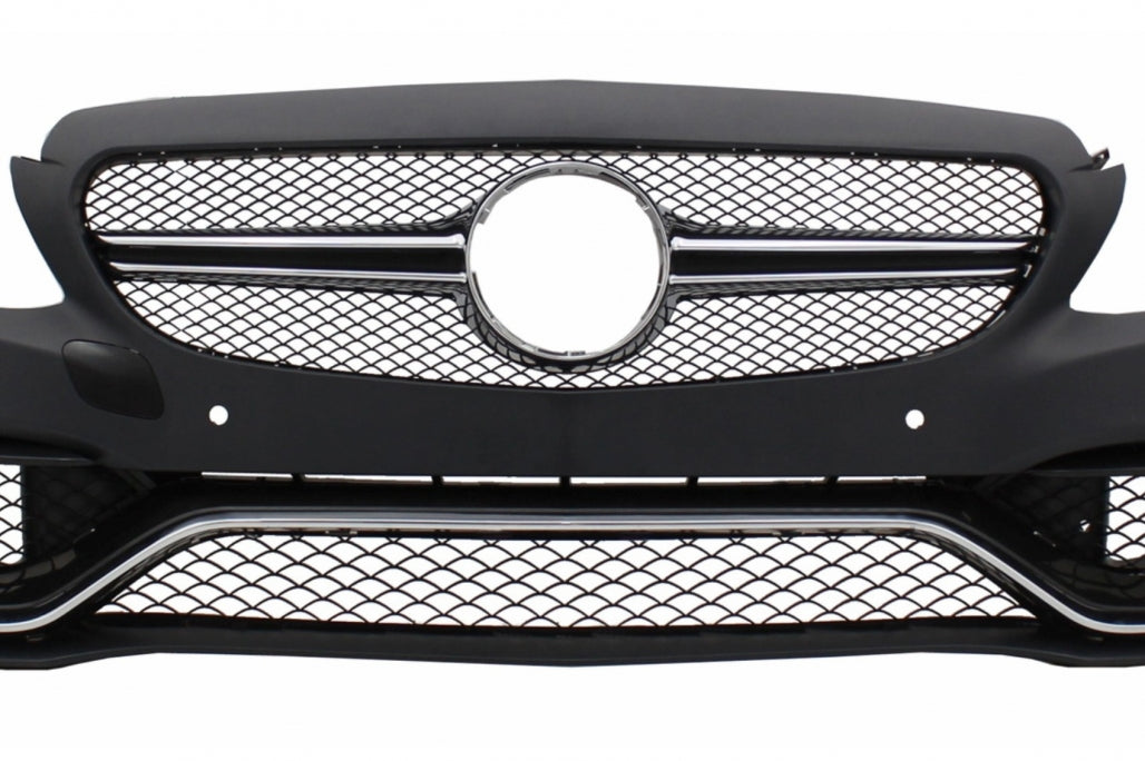 Front bumper with diffuser suitable for Mercedes C-Class C205 Coupe A205