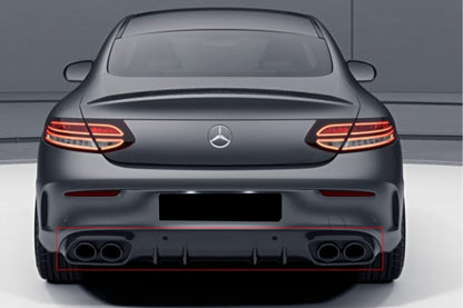 Front bumper with diffuser suitable for Mercedes C-Class C205 Coupe A205