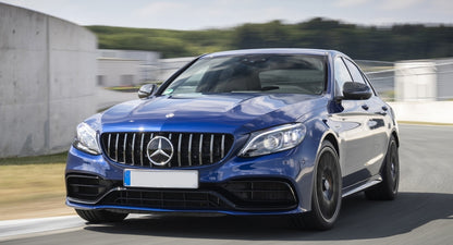 Paraurti anteriore con diffusore adatto per Mercedes Classe C A205 (2014-2019)