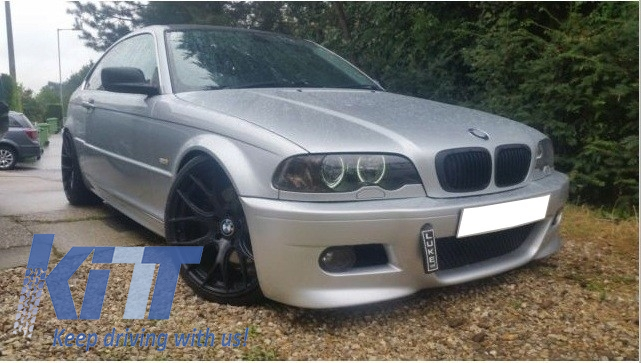 Paraurti anteriore e fendinebbia adatto per BMW Serie E46 3 (1998-2004)