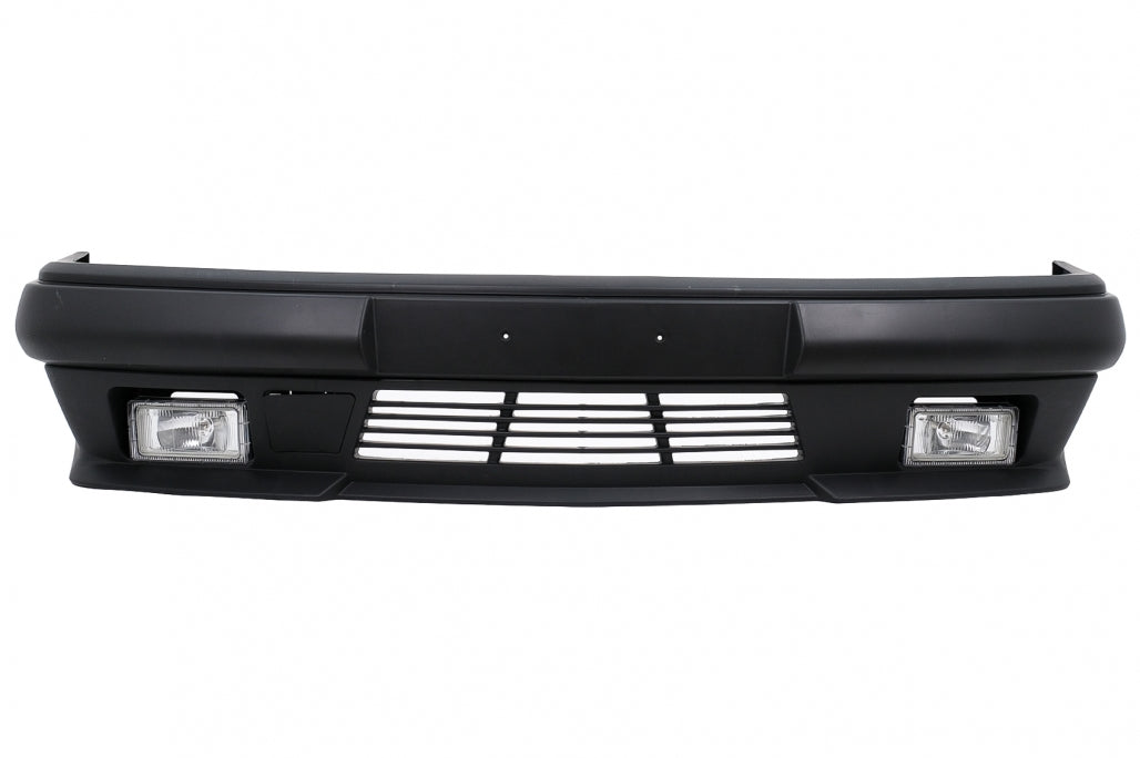 Paraurti anteriore con fendinebbia adatto per Mercedes Classe E W124 C124 S124 (10.1989-06.1996) Gen I Design
