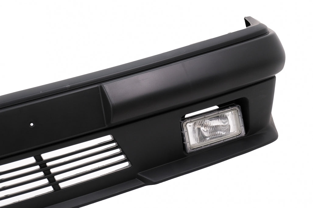 Paraurti anteriore con fendinebbia adatto per Mercedes Classe E W124 C124 S124 (10.1989-06.1996) Gen I Design