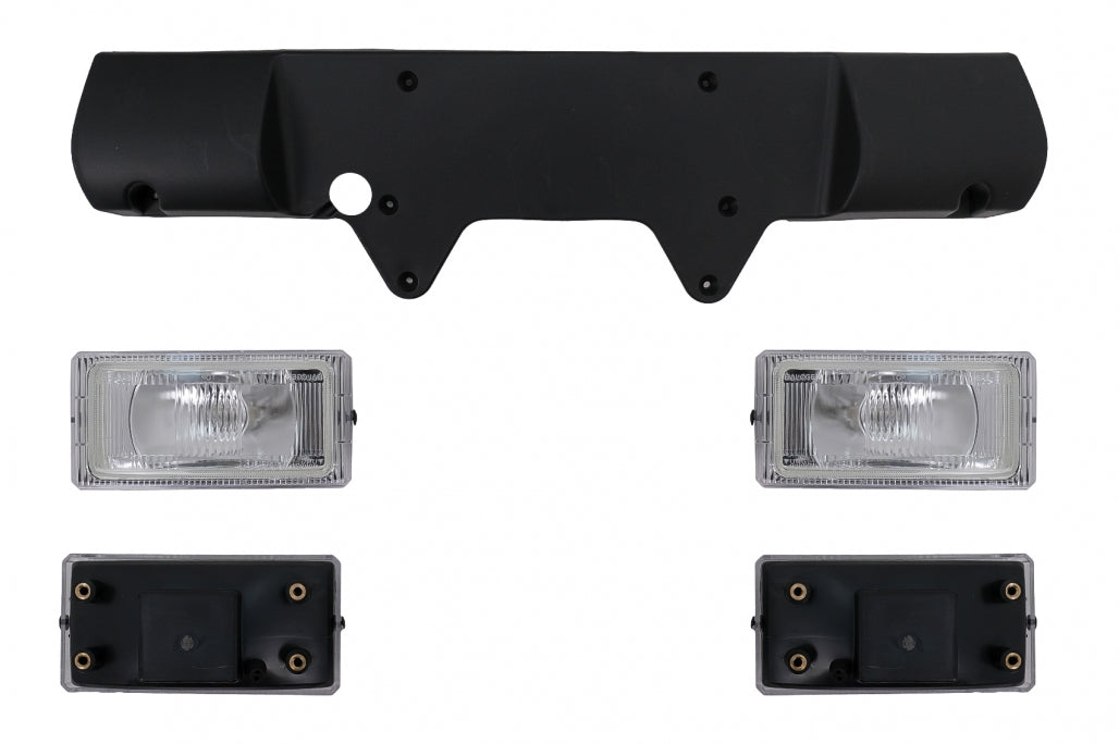 Paraurti anteriore con fendinebbia adatto per Mercedes Classe E W124 C124 S124 (10.1989-06.1996) Gen I Design