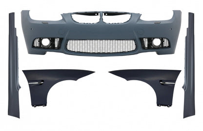 Front bumper with mudguards suitable for BMW 3 Series E92 E93 (2006-2009) 