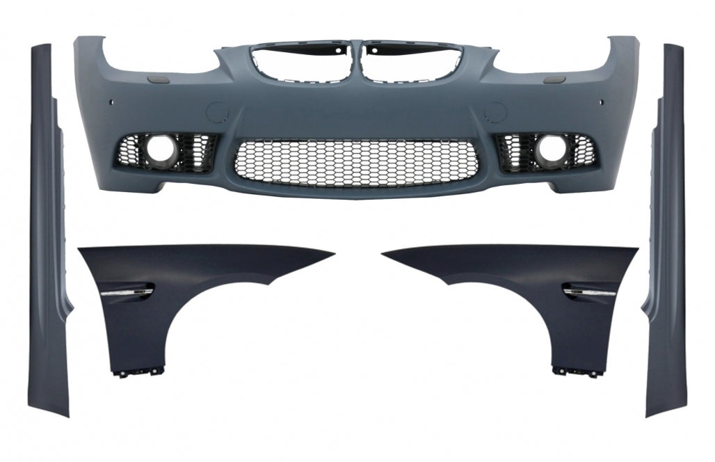 Front bumper with mudguards suitable for BMW 3 Series E92 E93 (2006-2009) 