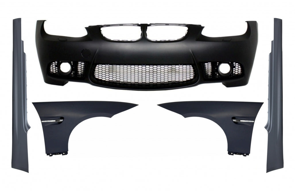 Paraurti anteriore con parafanghi e minigonne adatto per BMW Serie 3 E92