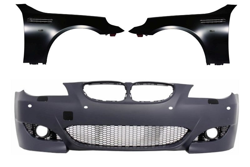 Paraurti anteriore con parafanghi adatto per BMW Serie 5 E60 E61 (2003-2007)
