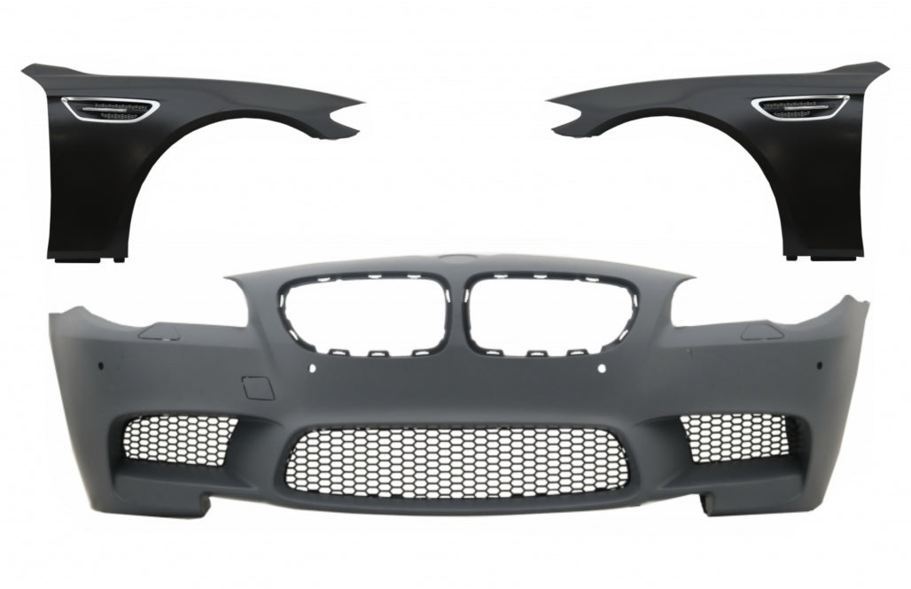 Front Bumper with Mudguards Fit for BMW 5 Series F10 F11 (2011-2017)