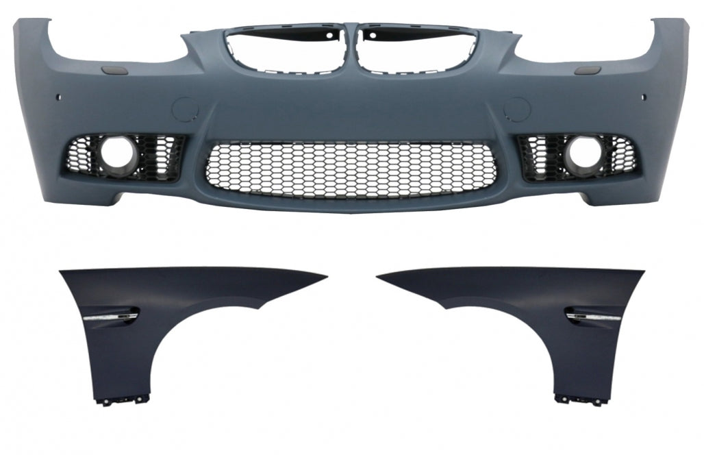 Paraurti anteriore con parafanghi adatto per BMW Serie 3 E92 (2006-2009)