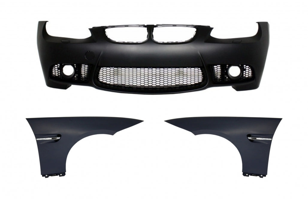 Paraurti anteriore con parafanghi adatto per BMW Serie 3 E92 Coupé E93 2006-2009