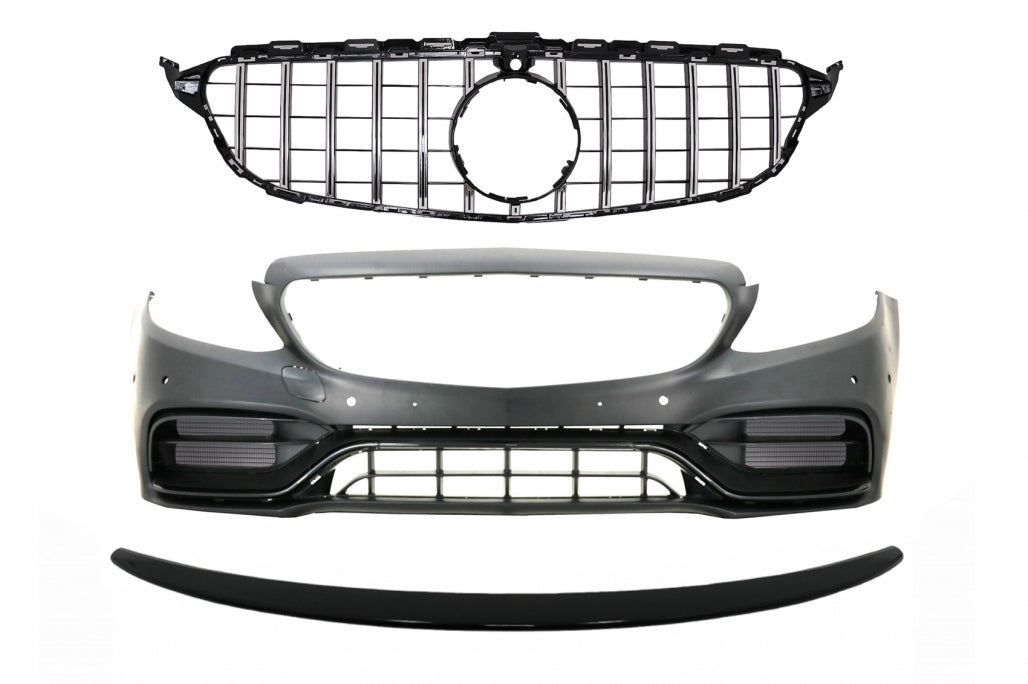 Front Bumper Grille Fit For Mercedes C-Class W205 S205 2014-2018