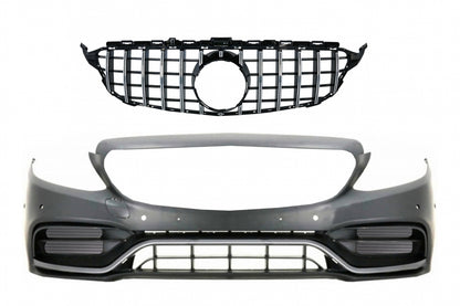 Front Bumper Grille Fit For Mercedes C Class W205 S205 C205 A205