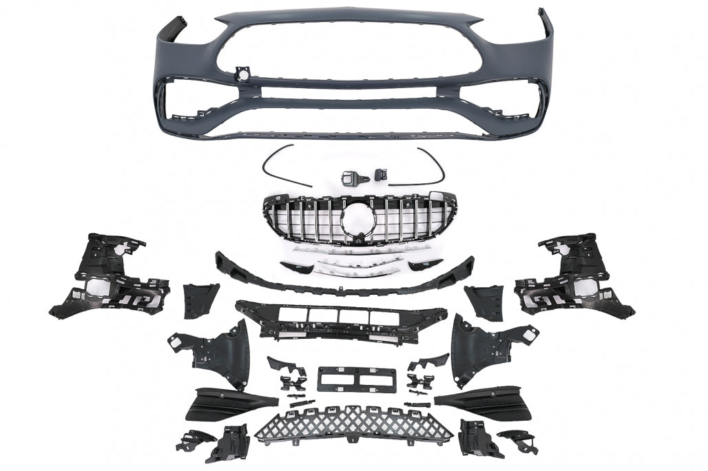 ⭐Paraurti anteriore con griglia adatto per Mercedes Classe C W206 S206 dal 21⭐